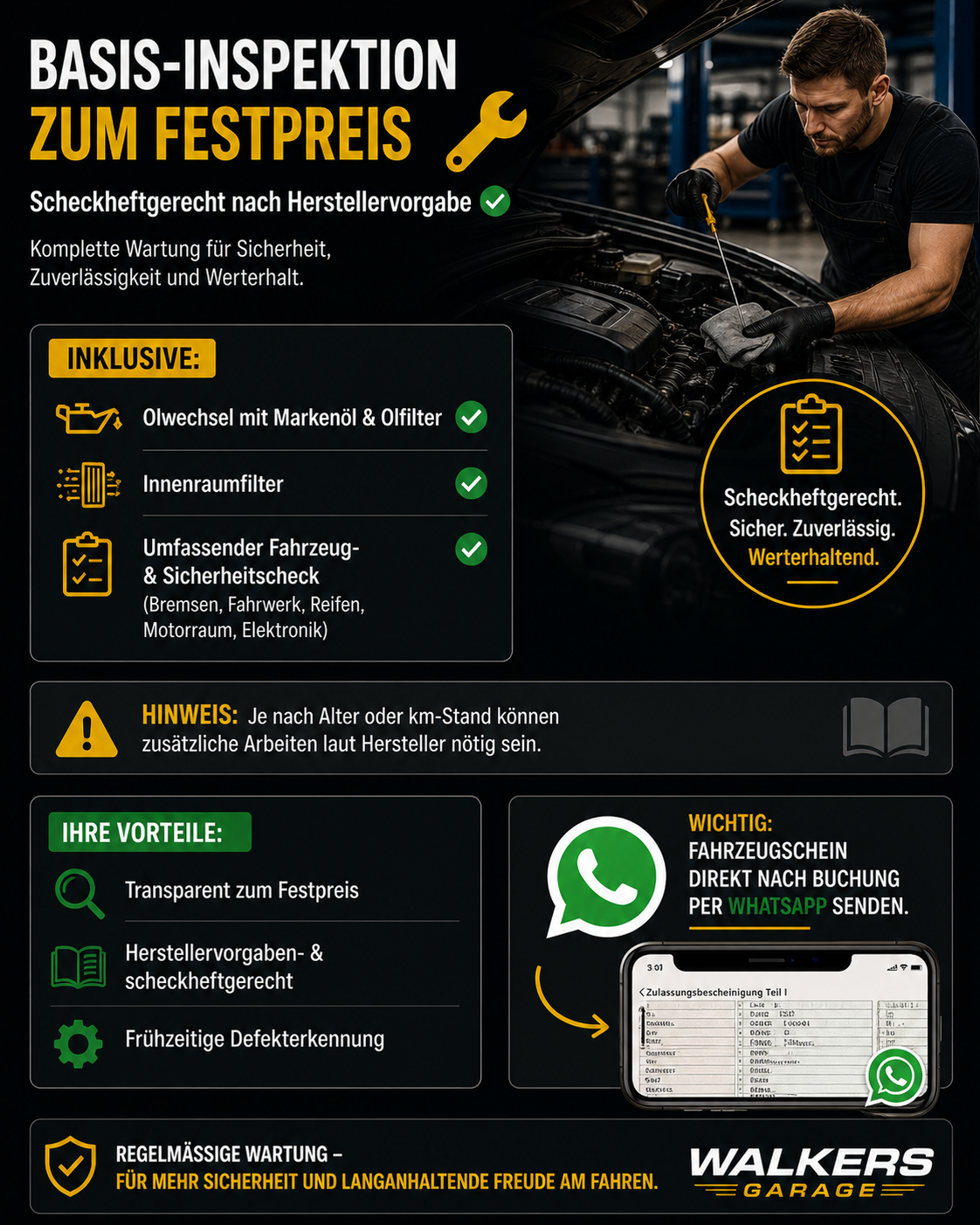Basis Inspektion – Festpreis !