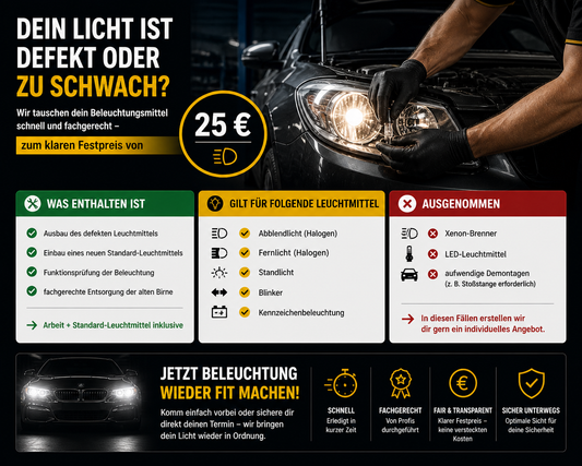 Austausch von Beleuchtungsmitteln